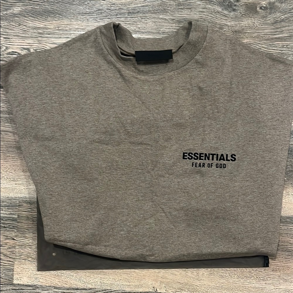 Essentials Gray Short Sleeve Tee